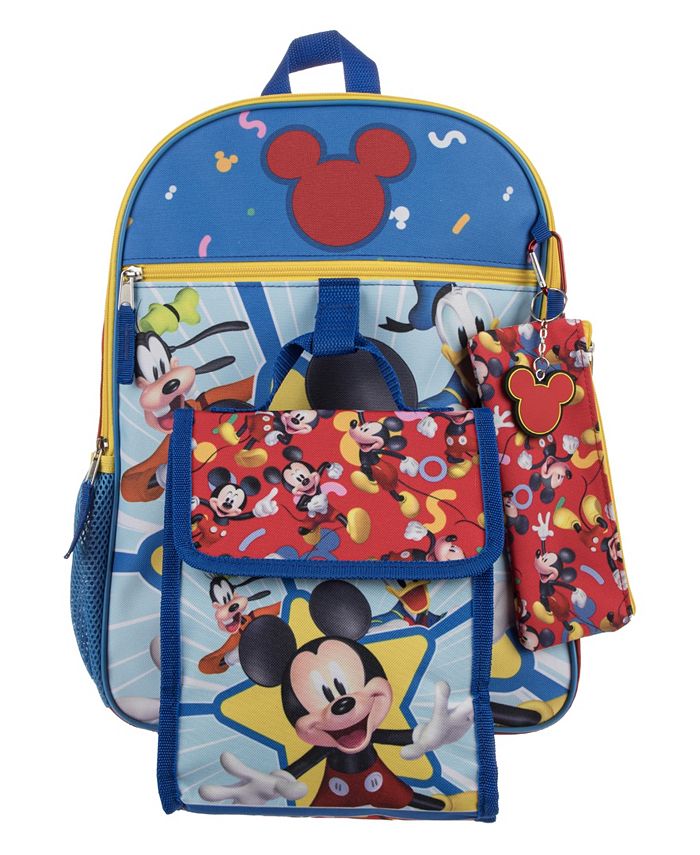 Mickey Mouse 5 Piece Backpack Set Macy's