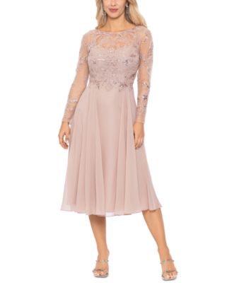 XSCAPE - Petite Beaded Midi Dress