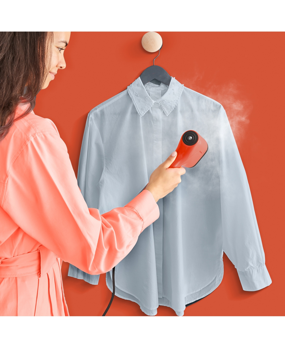 Rowenta Pure Pop Hand-held Reversible Garment Steamer In Teal Blue