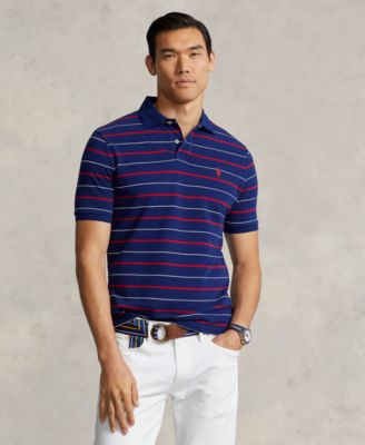 Polo Ralph Lauren - Men's Classic-Fit Striped Mesh Polo Shirt