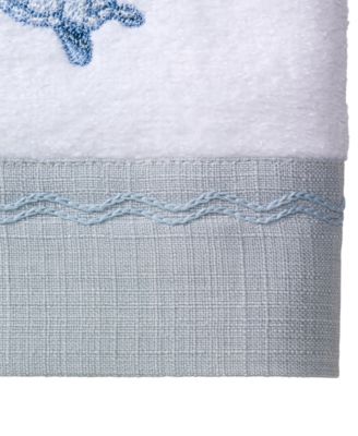 Caicos Sea Turtles Cotton Hand Towel, 16" x 28"