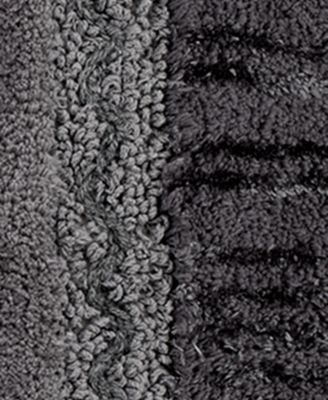 Braided Medallion Colorblocked Bath Rug, 24" x 60"