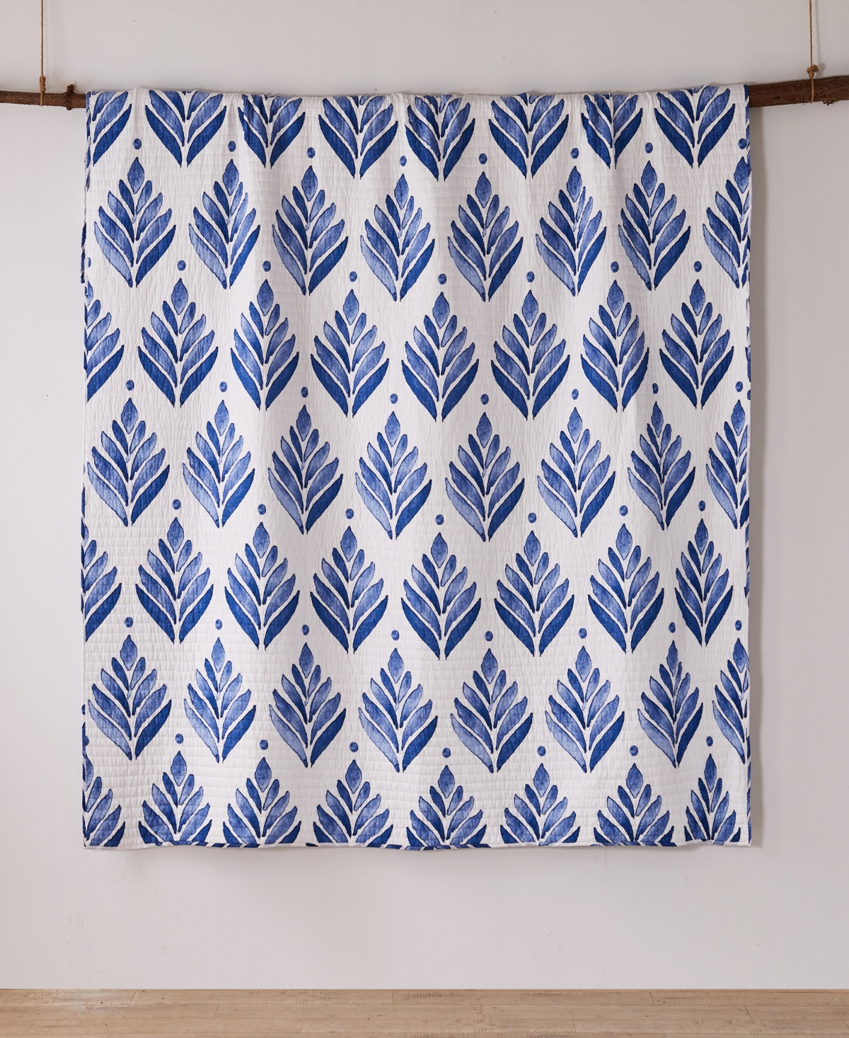 Levtex Vintage-Like Blossom Reversible 2-Pc. Quilt Set, Xl