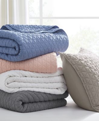 Homthreads Rowan Enzyme Wash 3-Pc. Quilt Set, Full/Queen