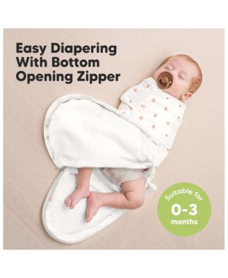 3pk Soothe Zippy Baby Swaddles 0-6 Months, Newborn Sleep Sacks, Zipper Swaddle, Wearable Swaddle Blanket