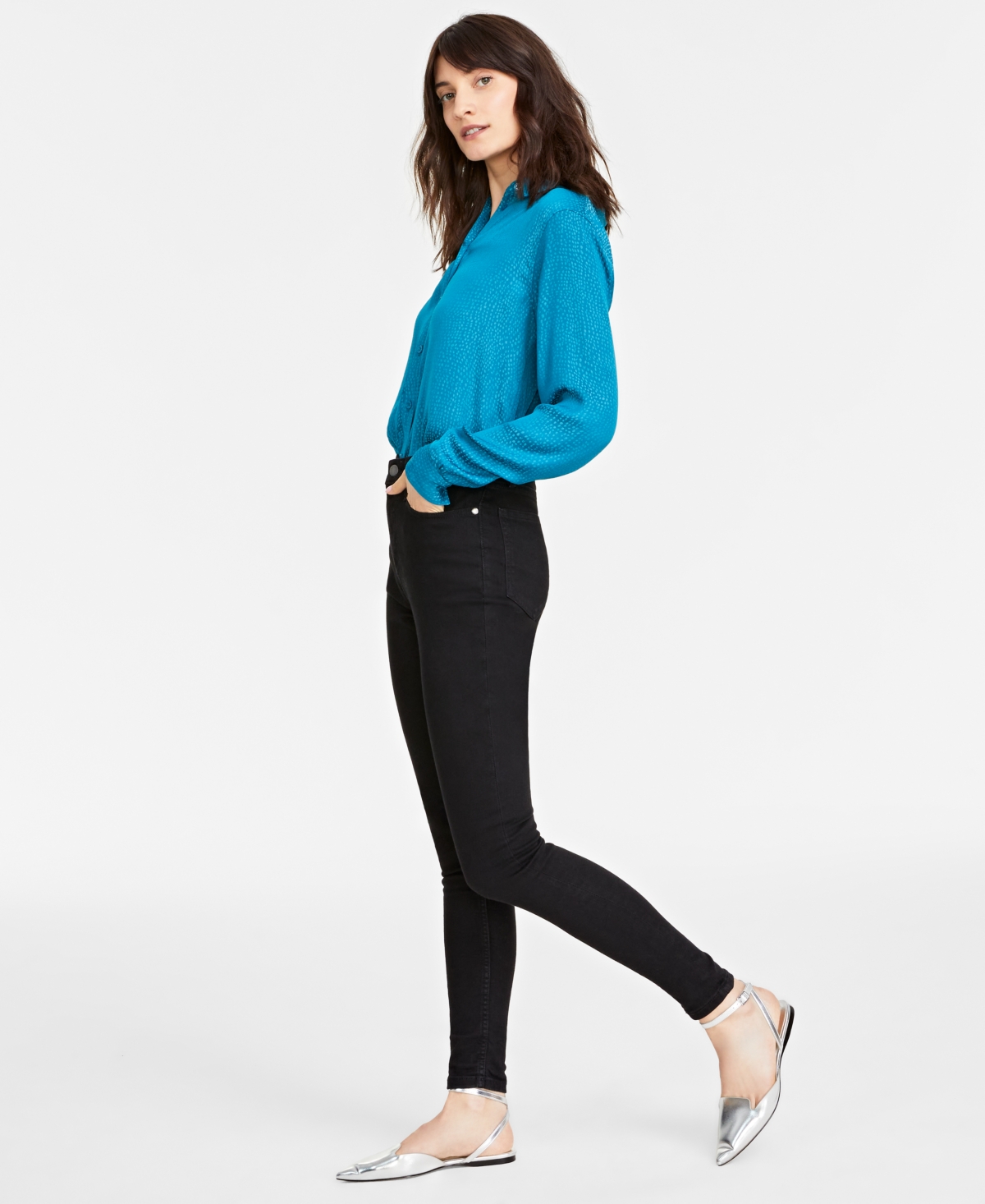 On 34th Women's High Rise Skinny Jeans, Regular and Short Lengths, Created for Macy's
