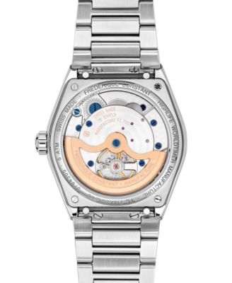 Men's Swiss Automatic Highlife Worldtimer Manufacture Stainless Steel Bracelet Watch 41mm