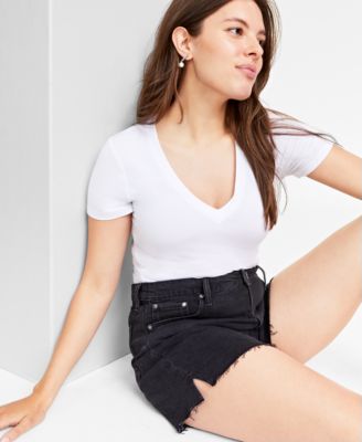 Women's Modal V-Neck T-Shirt, Created for Macy's