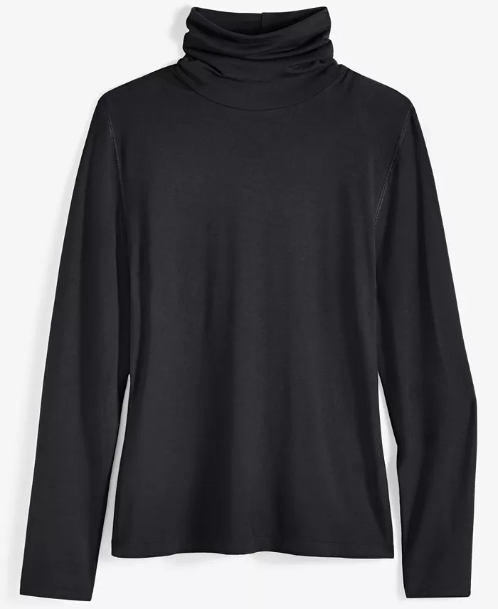 Women's Modal Long Sleeve Turtleneck - thumbnail 4