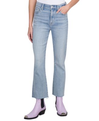 7 For All Mankind - Women's Slim Kick Raw-Hem Flare Jeans