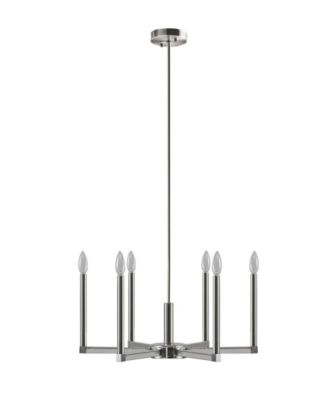 Renzetti 6-Light Contemporary Candelabra Styled Chandelier