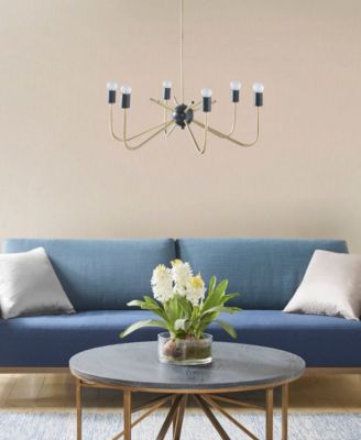 Alexis 6-Light Two-Tone Chandelier