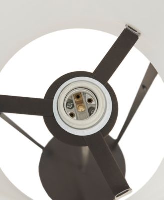 Charlton Glass Cylinder Shade Metal Floor Lamp