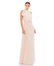 Macy's blush shop long dress