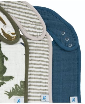 Baby Printed Muslin Classic Bib, Pack of 3