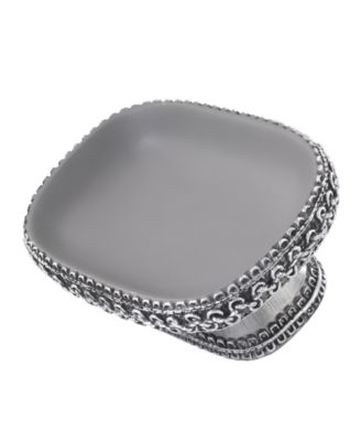 Braided Medallion Colorblocked Soap Dish