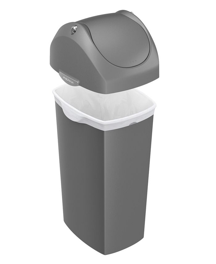 simplehuman 60 Litre Plastic Swing Lid Can Macy's