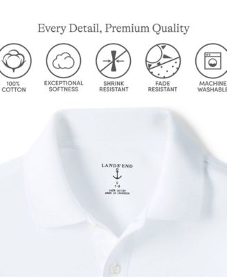 Boys Short Sleeve Interlock Polo Shirt