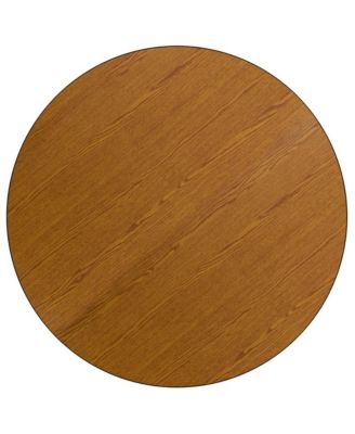Mobile 42" Round Laminate Adjustable Activity Table