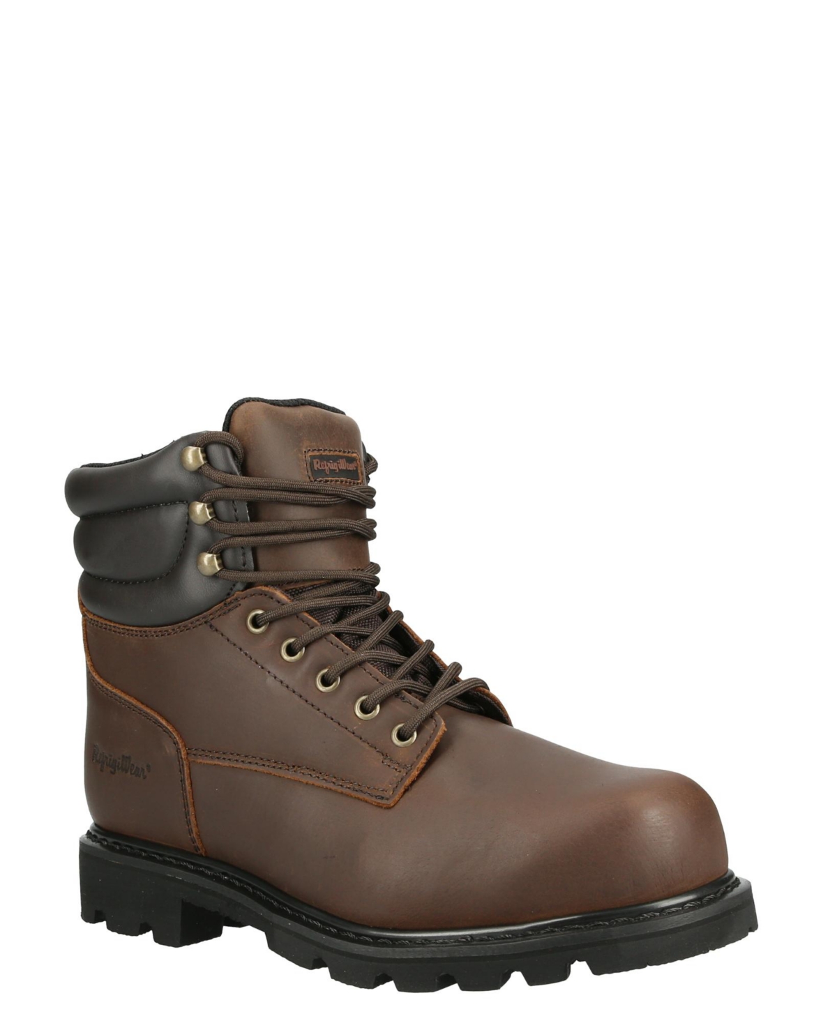 Men's Classic Leather Work Boots - Brown