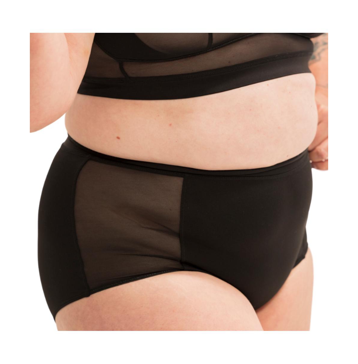 Naked Rebellion Plus Size Nude Shade Smooth High Waisted Brief Panty