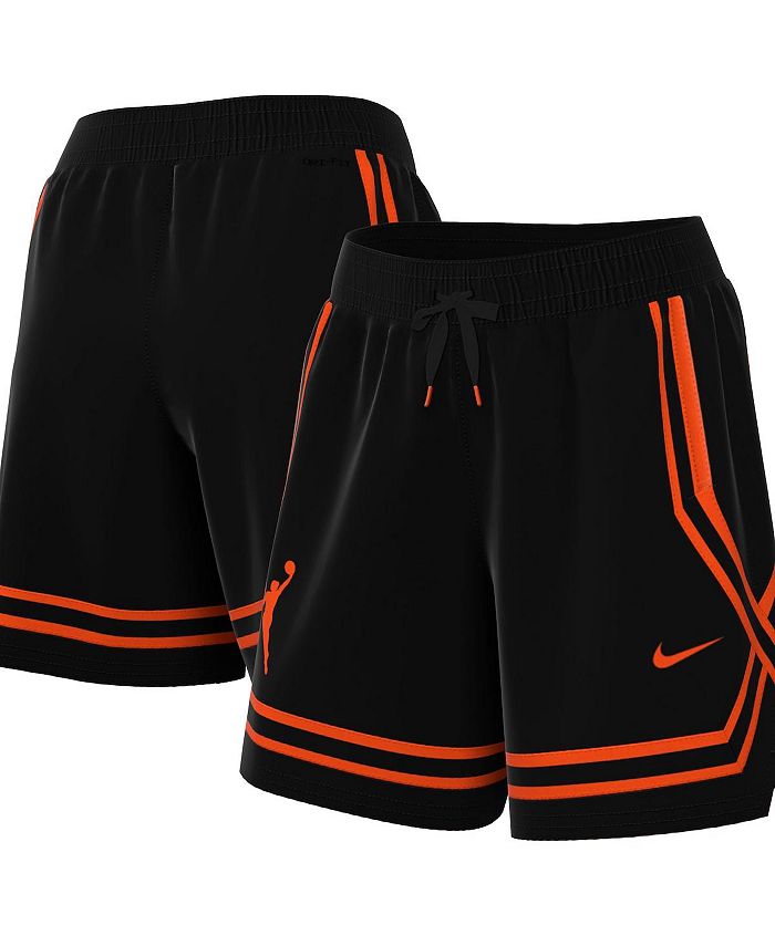 Nike Women s Black WNBA Logowoman Team 13 Crossover Shorts Macy s