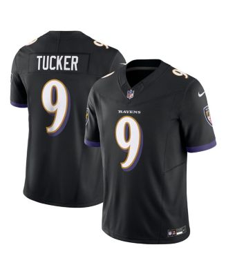 Nike Men's Justin Tucker Black Baltimore Ravens Vapor F.U.S.E.