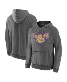 Men's Nike Heathered Charcoal Los Angeles Lakers Spotlight On Court  Practice Performance Pullover Hoodie