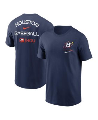 Men's Nike Navy Houston Astros Authentic Collection Logo Performance Long Sleeve T-Shirt Size: Medium