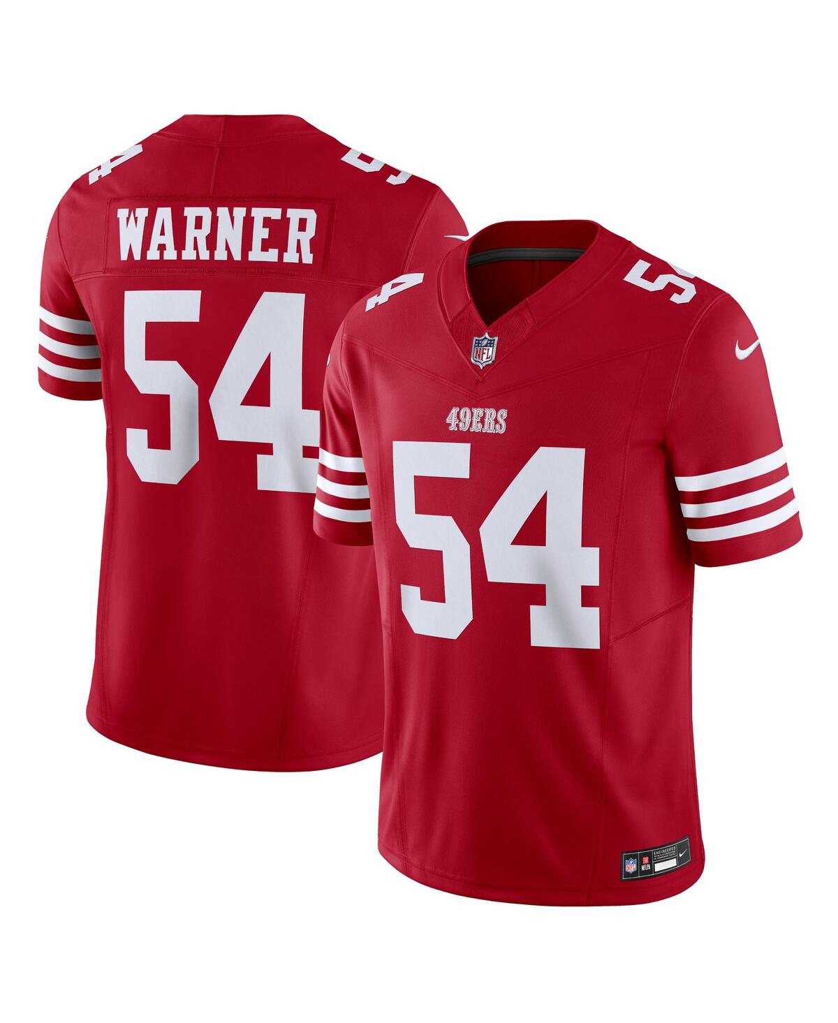 Men's Nike Fred WarnerSan Francisco 49ers Vapor F.u.s.e. Limited Jersey - Scarlet