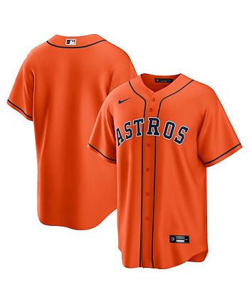 Men's Nike Orange Houston Astros Alternate Replica Team Jersey