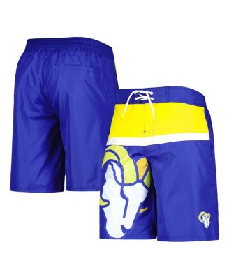 Men's Royal Los Angeles Rams Sea Wind Swim Trunks