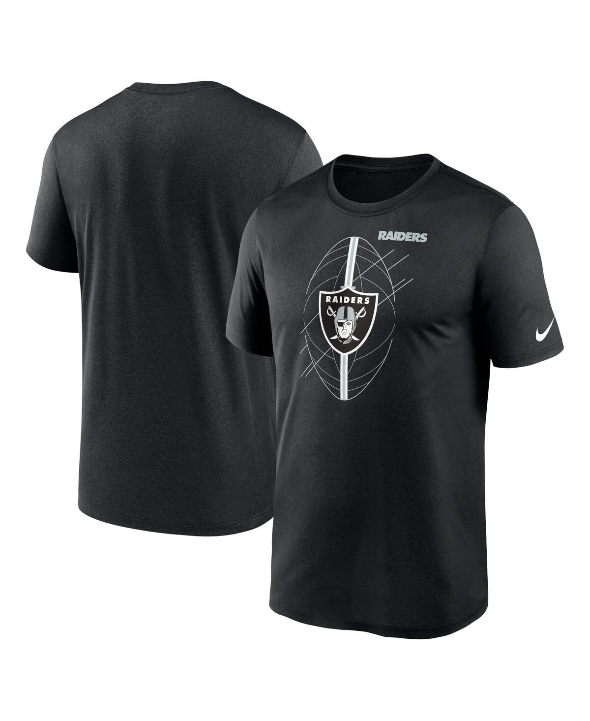Shop Nike Men's  Black Las Vegas Raiders Legend Icon Performance T-shirt