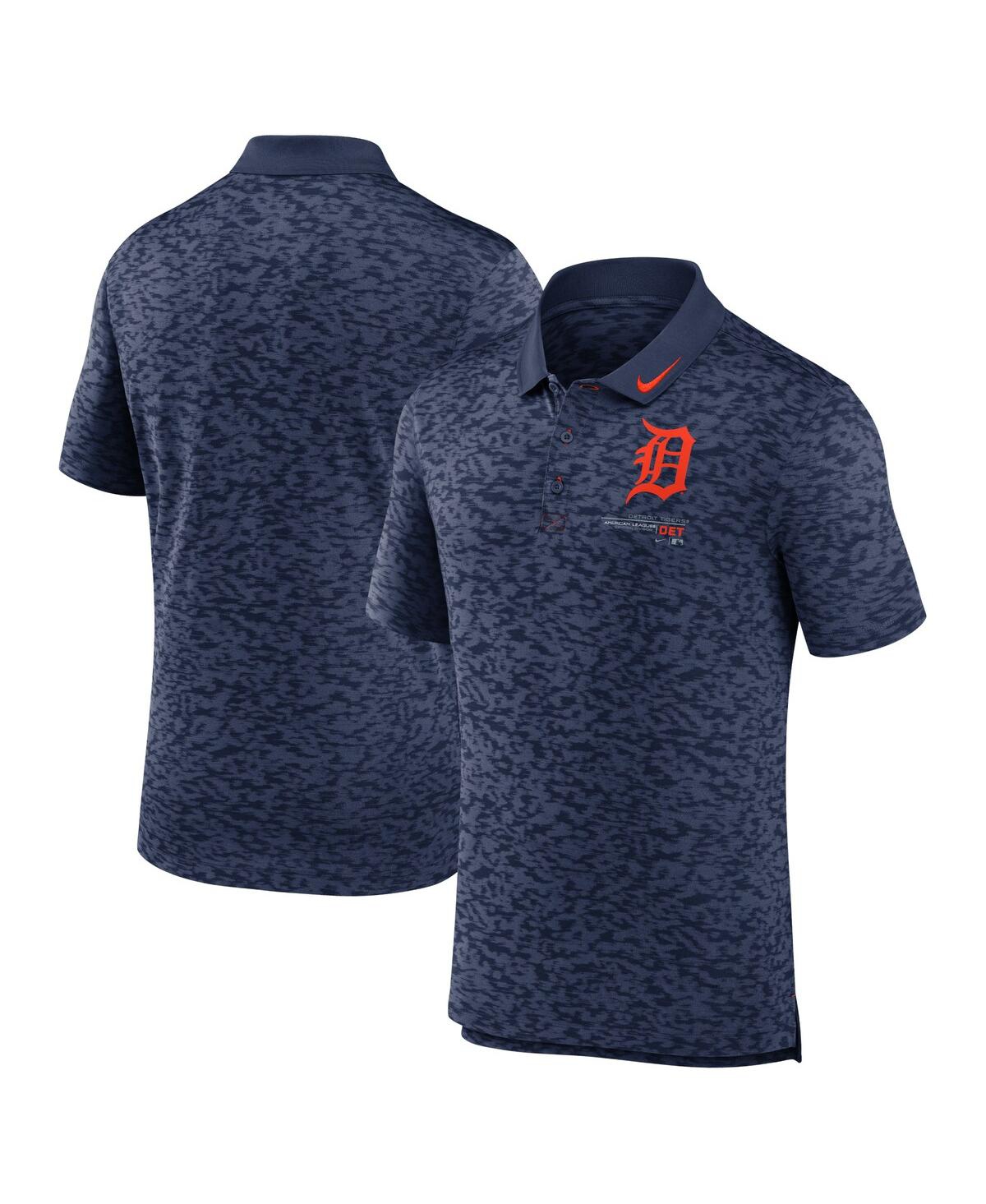Shop Nike Men's  Navy Detroit Tigers Next Level Performance Polo Shirt