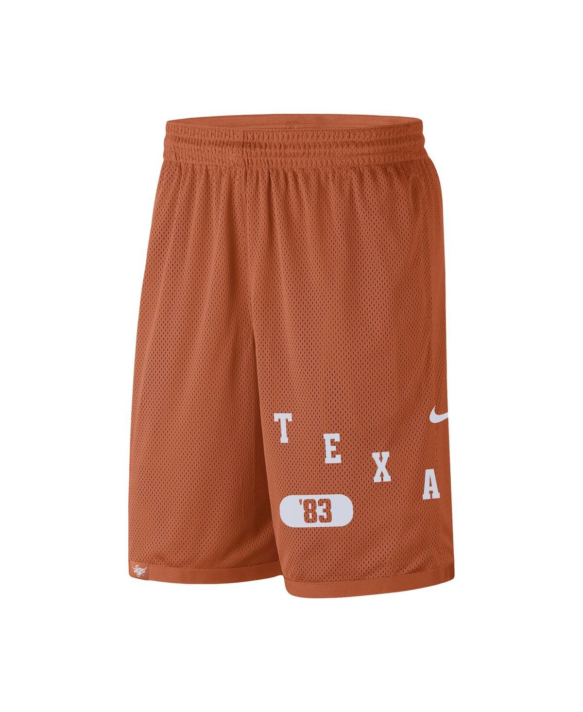 Shop Nike Men's  Texas Orange Texas Longhorns Wordmark Performance Shorts
