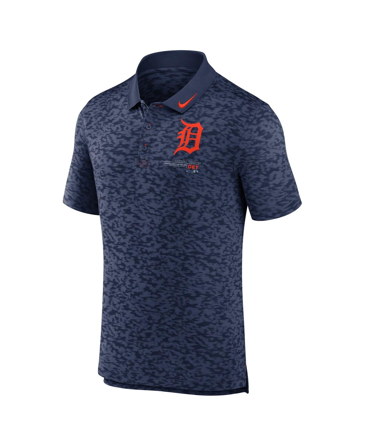 Shop Nike Men's  Navy Detroit Tigers Next Level Performance Polo Shirt