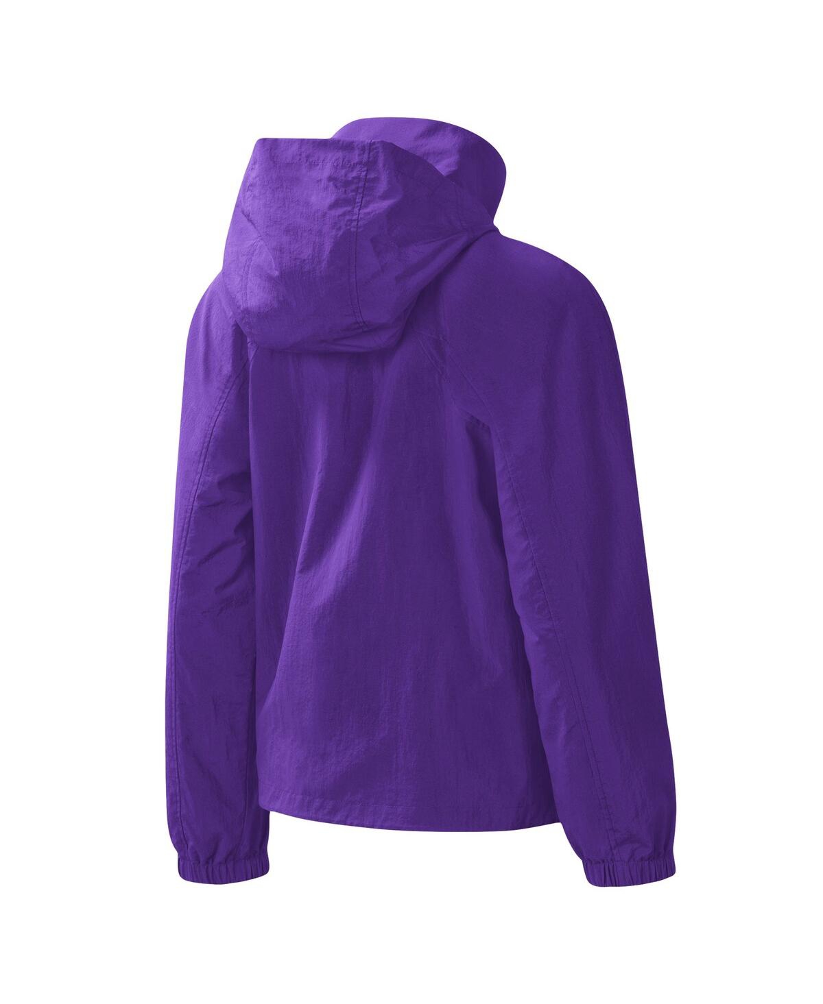 Shop G-iii 4her By Carl Banks Women's  Purple Los Angeles Lakers Last Shot Full-zip Jacket