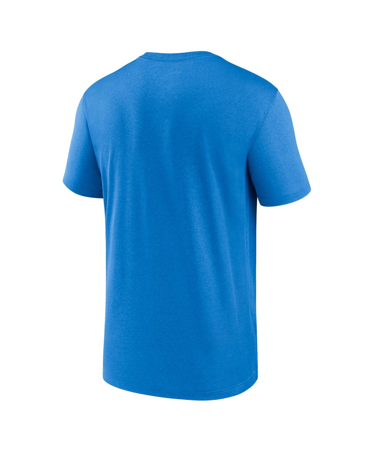 Shop Nike Men's  Powder Blue Los Angeles Chargers Legend Logo Performance T-shirt