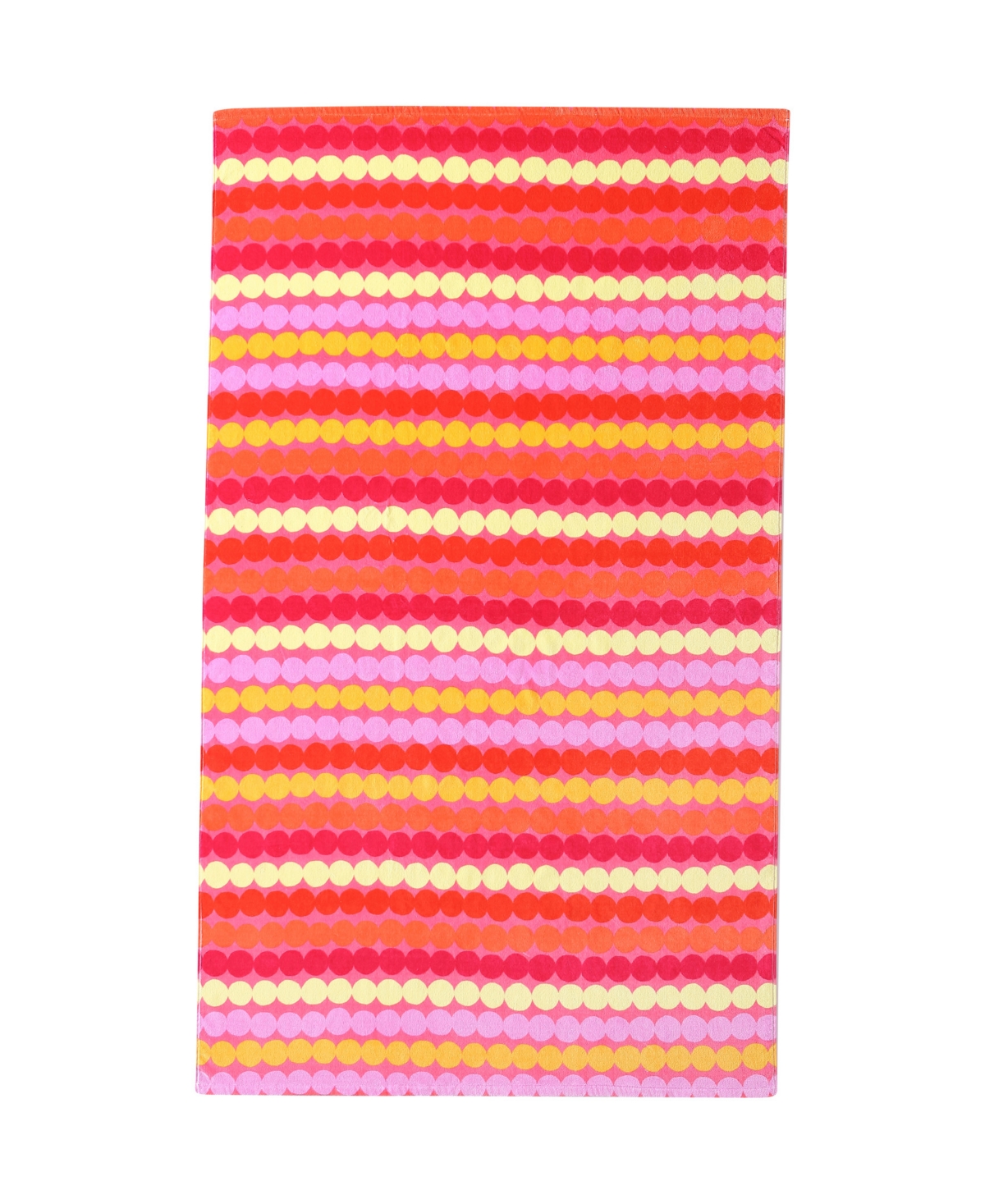 Marimekko Lokki Cotton Terry Oversized Beach Towel, 70" X 40" Bedding In Pink