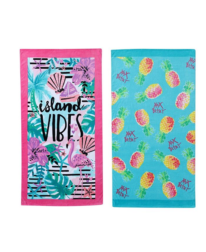 Betsey Johnson Island Vibes and Pineapple Playtime Cotton Terry