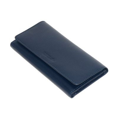 Ladies Slim Leather Clutch Wallet