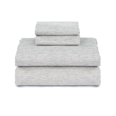 French Linen 3 Piece Sheet Set, Twin