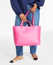 DKNY Leather Lola Tote - Macy's