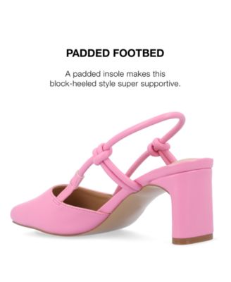 Women's Margeene Block Heel Slingback Pumps