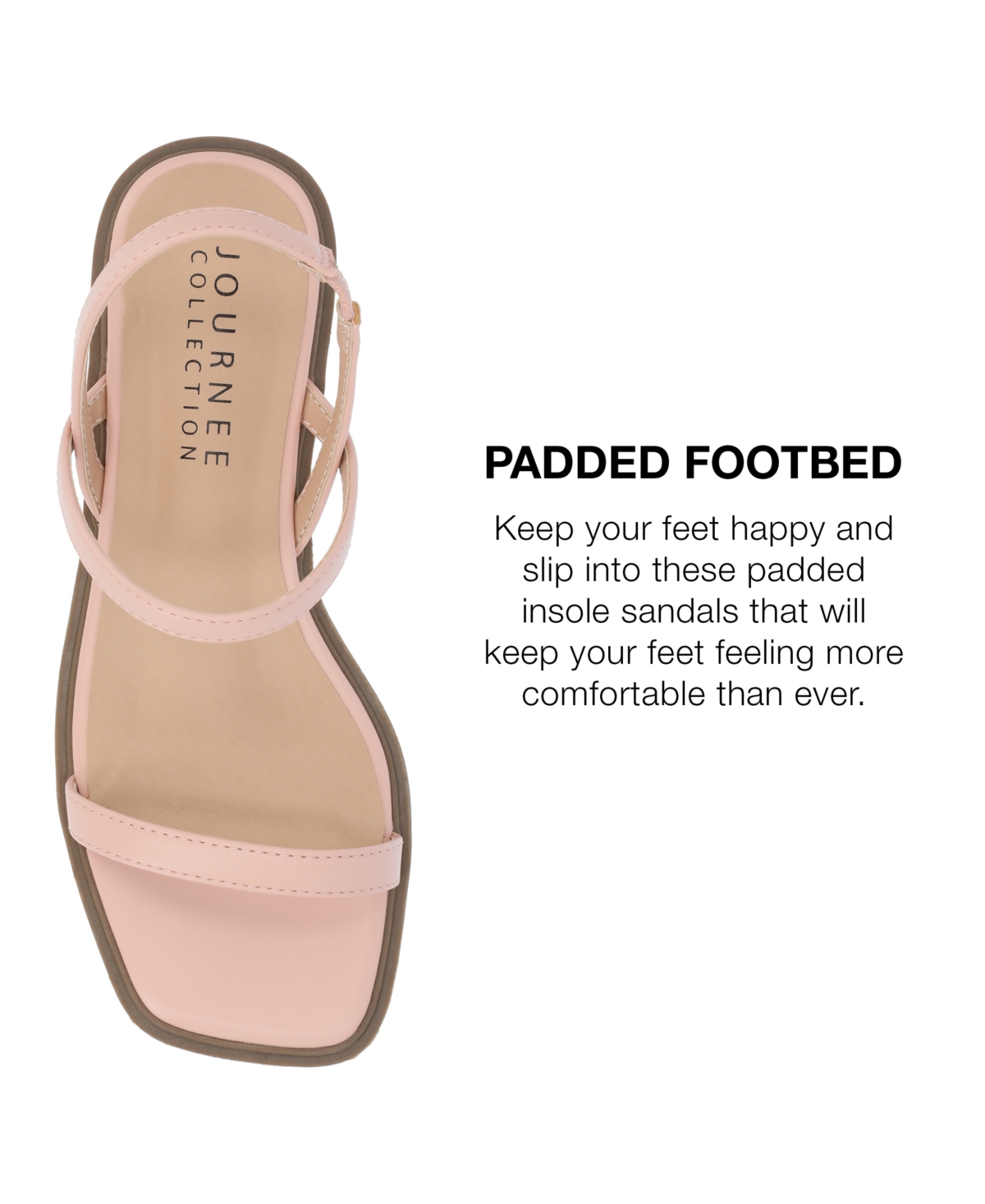 Journee Collection Women's Nylah Lug Platform Sandals