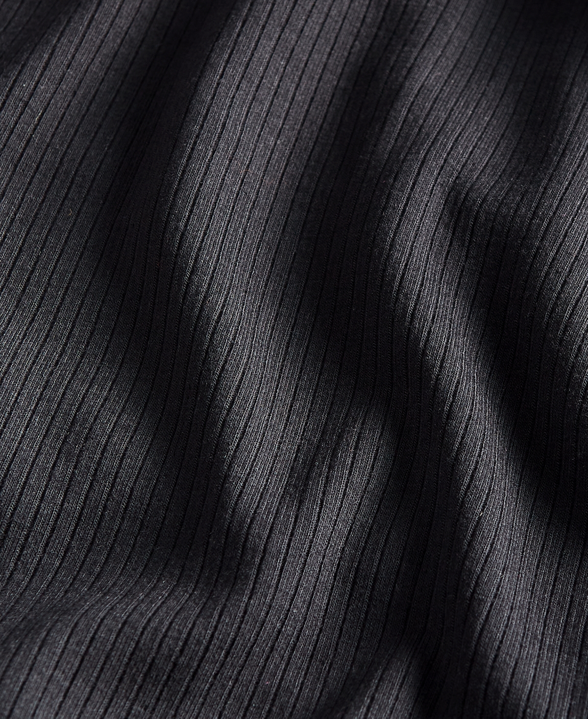 On 34th Women's Ribbed T-shirt, Xxs-4x, Created For Macy's In Deep Black