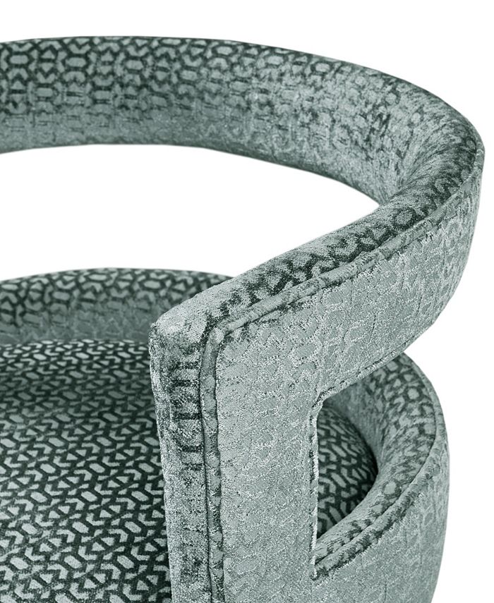 Madison Park Glenwood 25" Fabric Swivel Counter Stool Macy's