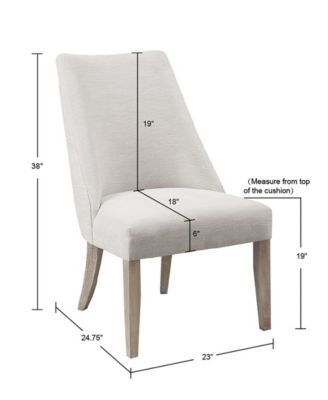 Winfield 23" 2 Piece Fabric Upholstered Dining Chair