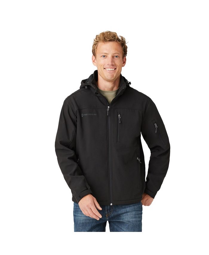 Tommy Hilfiger Men's Sherpa-Lined Softshell Hooded Jacket - Macy's