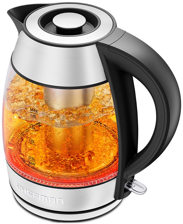 Chefman 1.8 L Electric Kettle With Temperature Control And Indicator Lights, Coffee, Tea & Espresso, Furniture & Appliances